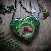 Image 1 of Ruby Slippers Diorama Resin Pendant