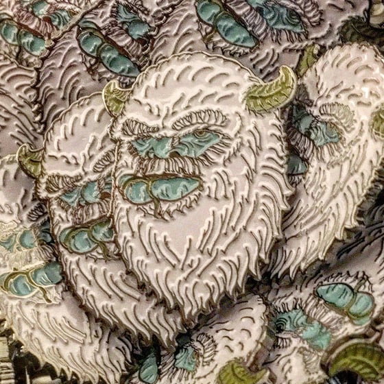 Image of Drunk Yeti - lapel pin