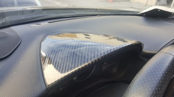 Image of Scion FRS/ Toytota GT86/ Subaru BRZ Carbon Fiber Gauge Hood Cover