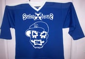 Image of LIMITED EDITION BLUE HOCKEY JERSEY