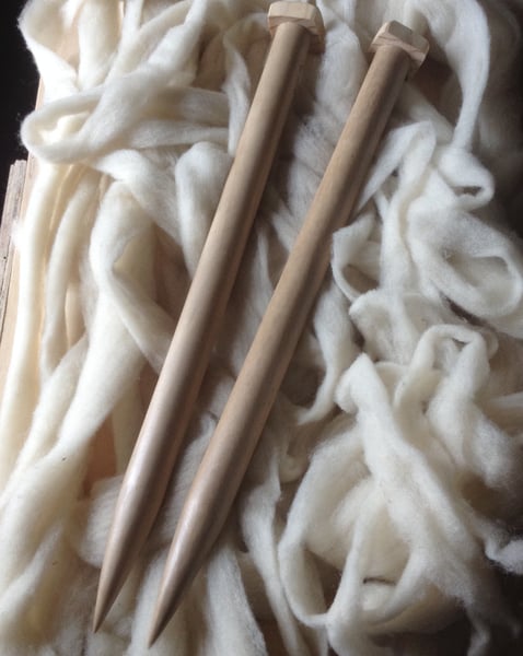 Image of U Size Knitting Needles 50 cm length 