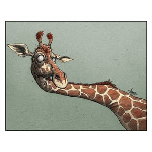 Image of "Giraffe" Print