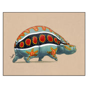 Image of "Polychromatic Hippo" Print