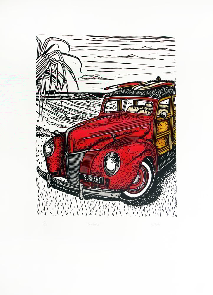 Image of "Surfari" 2016 - Hand coloured