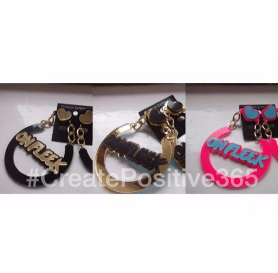 Image of ON FLEEK Hoop Statement Earrings