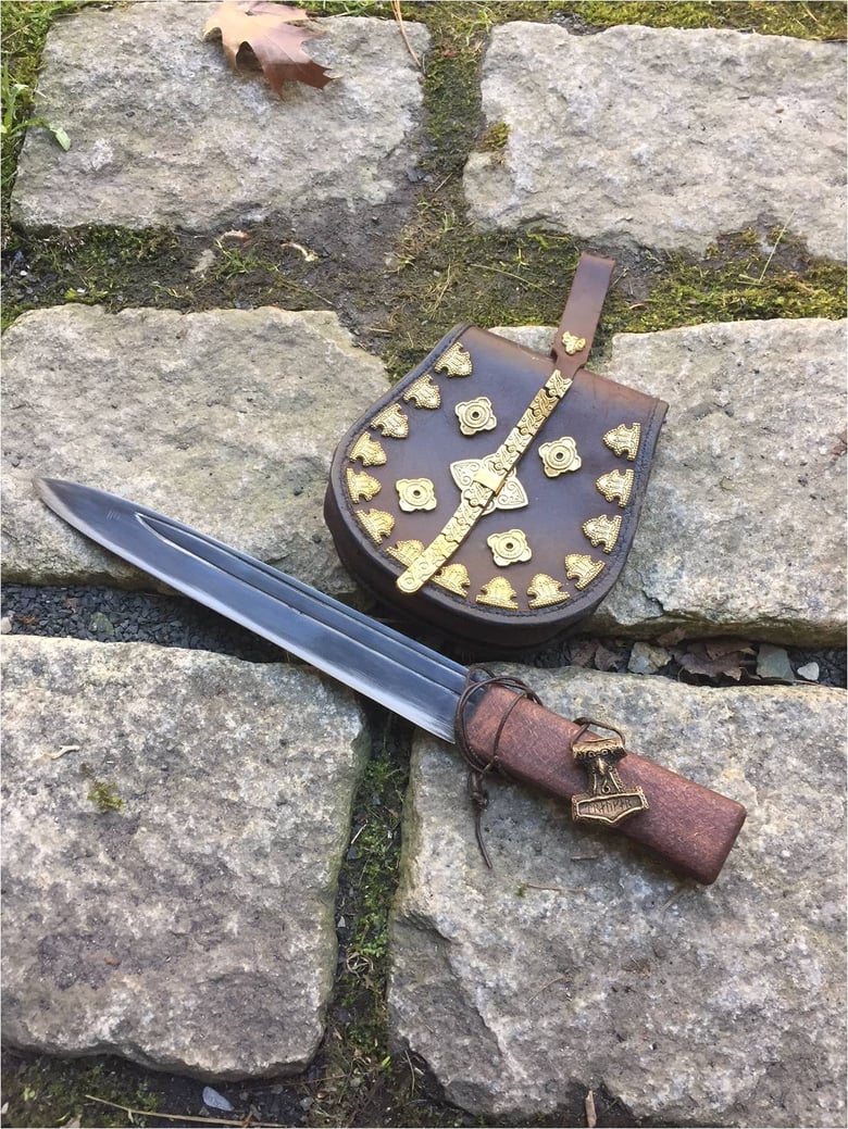 Image of The Draugr Forge Deluxe Huscarl Scramseax 