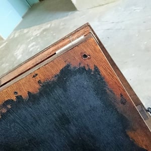 Worn-Out Medium Double-Sided Standing Chalkboard