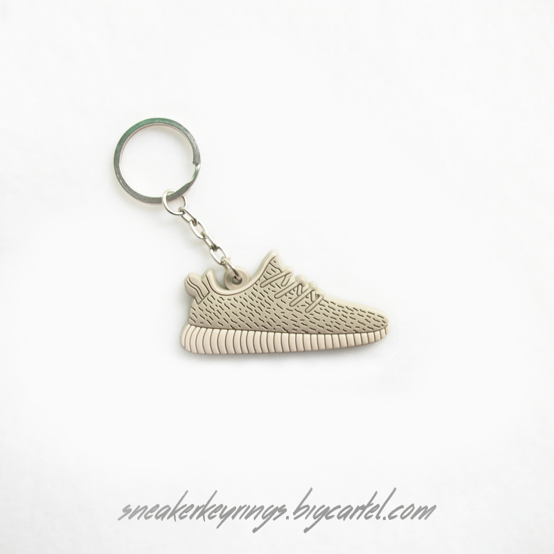 Image of YZY Boost 350 Oxford Tan Silicone Keyring