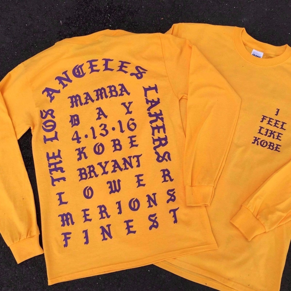 I Feel Like Kobe - Kanye West - I Feel Like Pablo - Yellow Long Sleeve T Shirt E - Foto 6