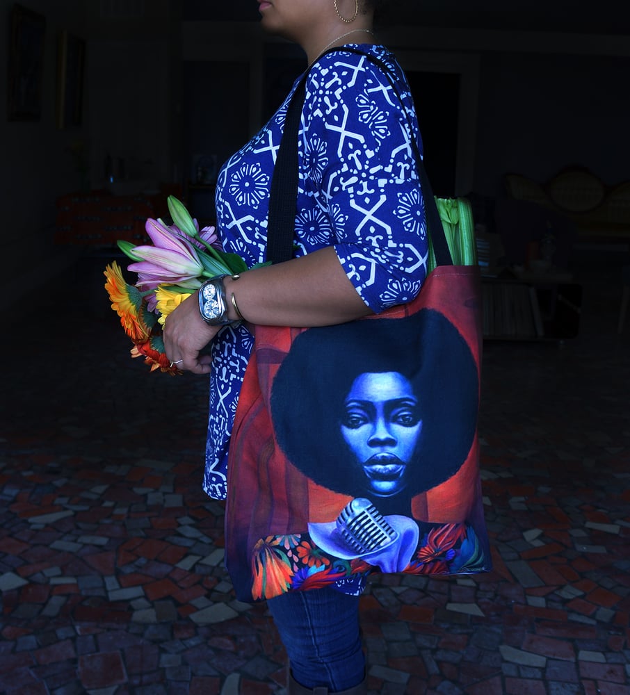 Image of Q Funk LP tote bag