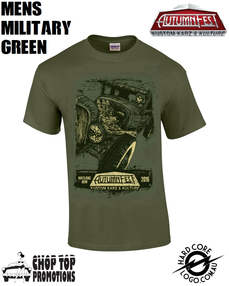 Image of Ltd Edition David Lozeau Men's T-Shirt Military Green