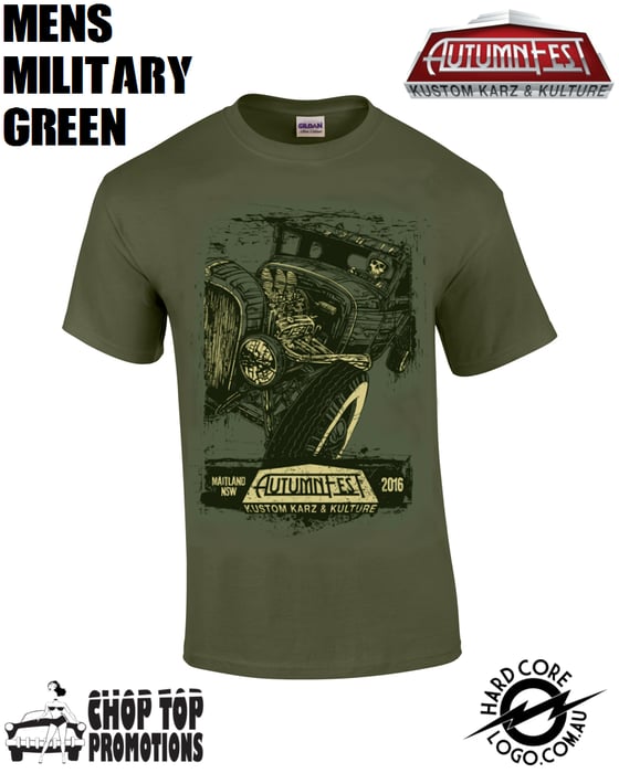 Image of Ltd Edition David Lozeau Men's T-Shirt Military Green