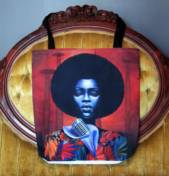 Image of Q Funk LP tote bag