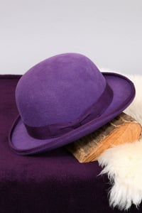 Image 2 of Purple Bowler Hat