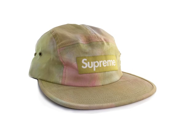Image of Supreme Marbeled Camp Cap (Yellow)