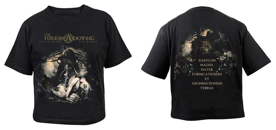 Image of "SEVEN HEADS TEN HORNS" T-SHIRT