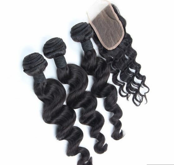 Image of Mhairgallery Loose Wave Hair & Bundle Deals 