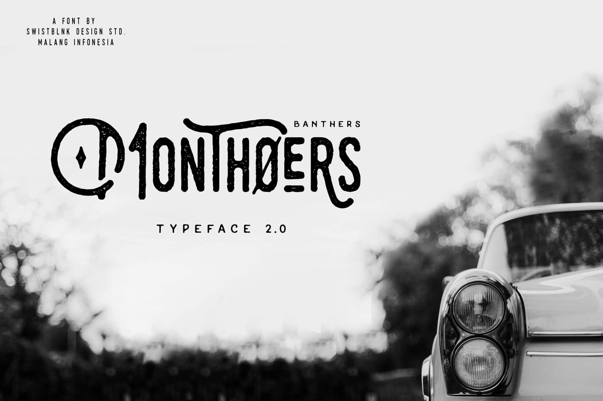 Image of Monthoers Typeface