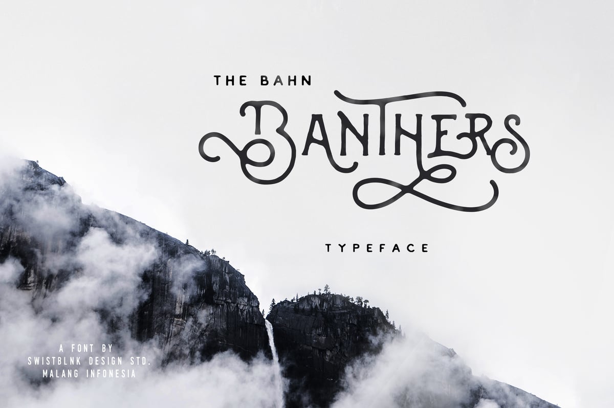 Image of Banthers Typeface