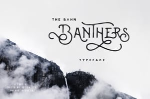 Image of Banthers Typeface