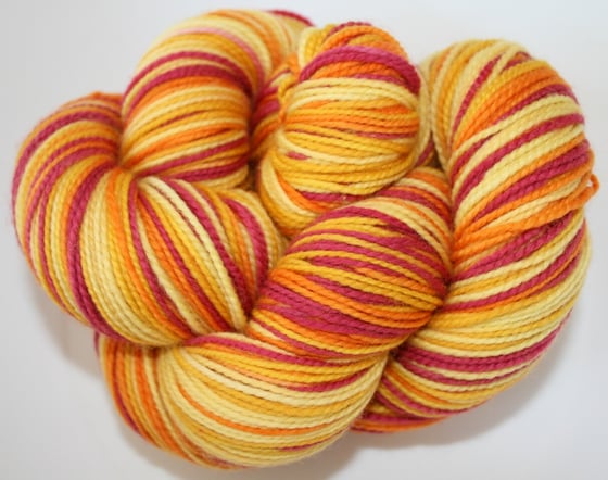 Image of Sunrise: Superwash Strong Heart Self Striping Sock Yarn