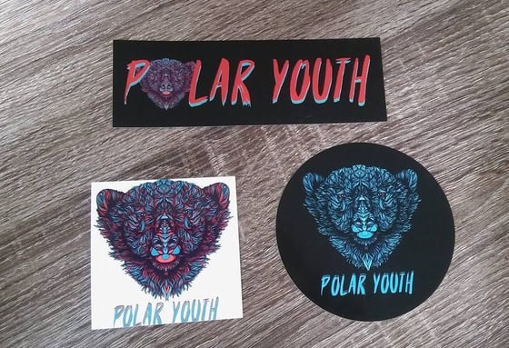 Image of Polar Youth pack of stickers