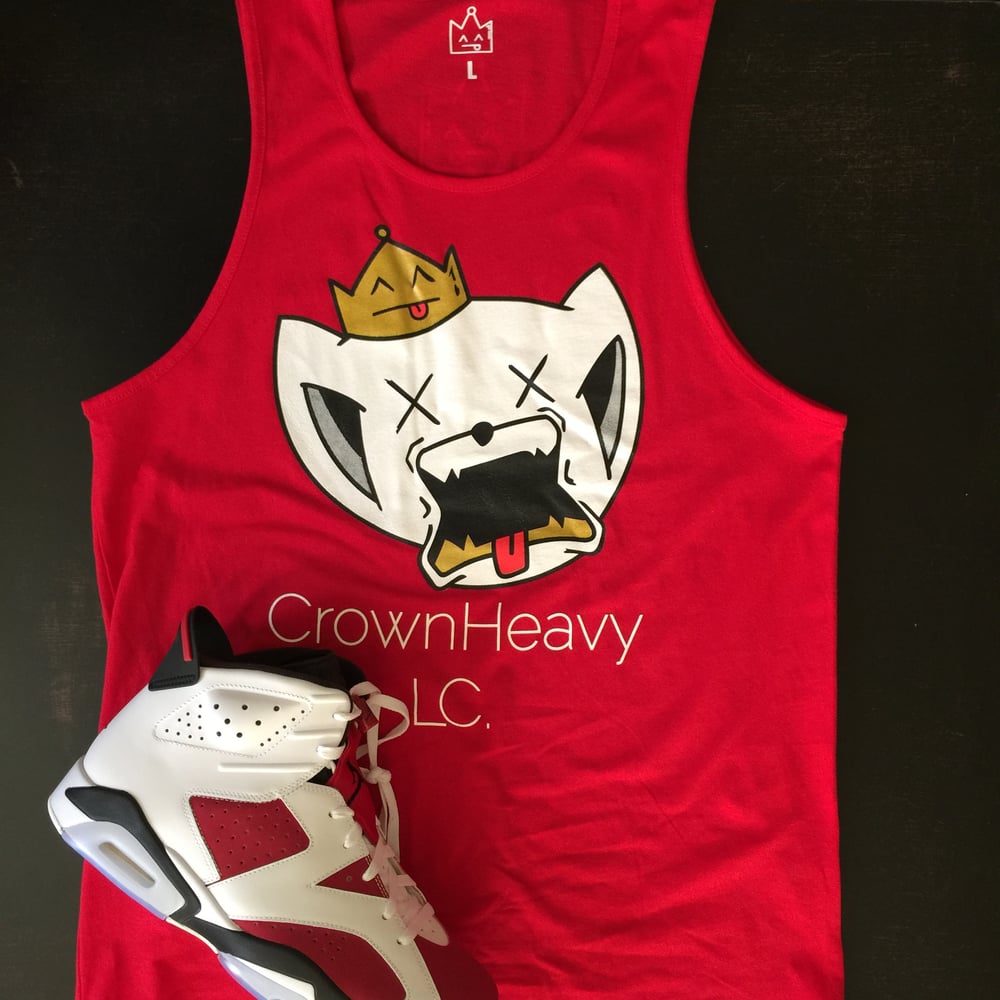 Image of Red Cat Tank Top