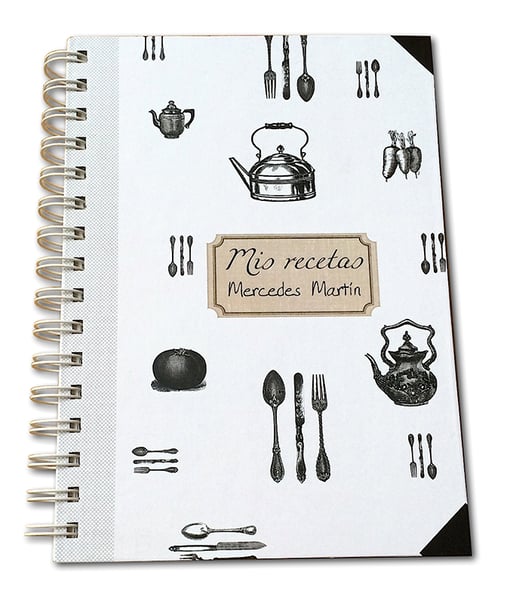 Image of Recetario de cocina personalizable