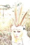White Winter Headdress