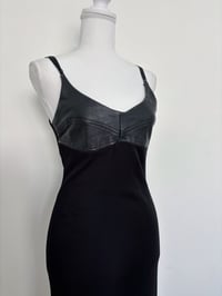 Image 3 of Vintage black maxi dress // S