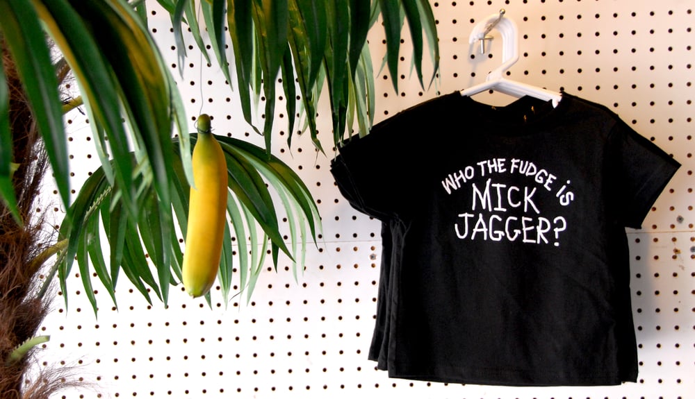 Image of Who the Fudge is Mick Jagger? Kids Tee