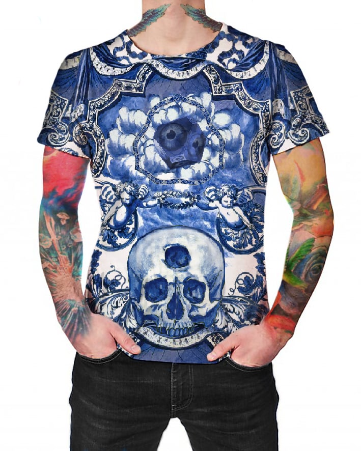 Image of Blue Ceramic Dreams - T-shirt