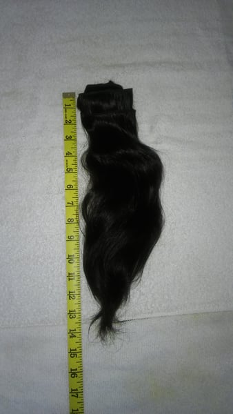Image of 14 '' 100% Virgin Remy South Indian Temple Hair Extensions