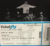 Image of Kublai Khan Tickets 8/17/2016, Backbooth, W. Pine St., Orlando, FL