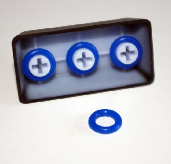 Image of Tigri Cherry Mx O-Ring Switch Dampeners (40A - Blue)