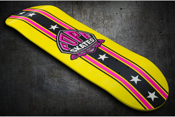 Image of Yellow & Magenta Pop Deck