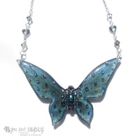 Image 3 of Paradise Shine Butterfly Necklace - Large