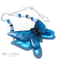 Image 1 of *ON SALE - WAS £35 NOW £25* Turquoise Butterfly Necklace - Small