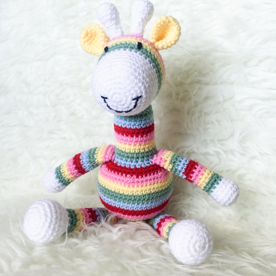 Image of Crochet Giraffe Toy