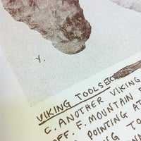 Image 2 of Viking Tools etc - A3 Risograph Print