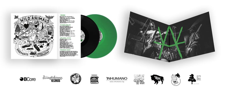 Image of Basements: Music To Fight Hypocrisy Lp or Cassette