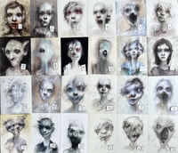 Image 2 of Weary Spirit Portrait Series (print set - pick 3) + surprise stuff