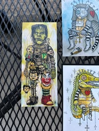 Image 5 of 5 card post card book mark set 