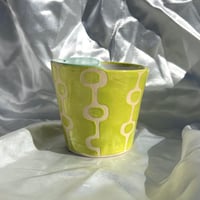 Image 3 of Chartreuse & Aqua SM Travel Cup