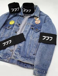 Image 1 of 777 DENIM VELCRO STRAPPED BANDZ