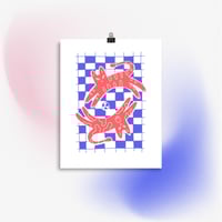 Image 1 of Twin Cats Poster