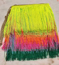 Image 4 of Fringe clutch bag