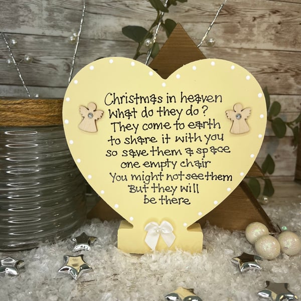 Image of Christmas in Heaven Heart