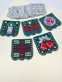 Image 1 of Christmas  Papel Picado Metal Diecut 