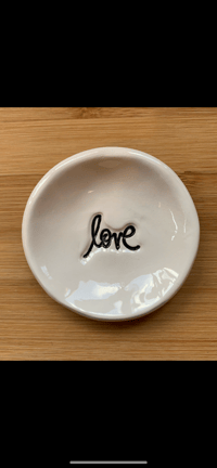 Image 7 of Little Dish, Choose from Love, Toadstool or Heart design